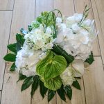 Bouquet par masse blanc