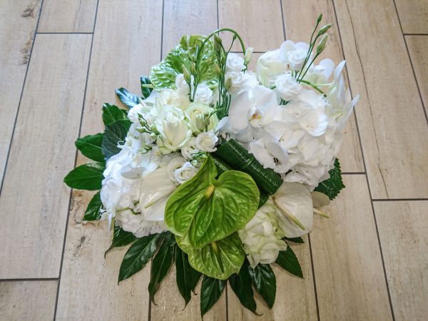 Bouquet par masse blanc